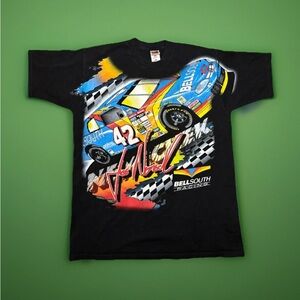 NEW 1998 Nascar Vintage Joe Nemechek 42 All Over Print T Shirt xl